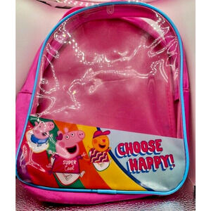 Peppa Pig Choose Happy Backpack With Minnie Mouse Keychain